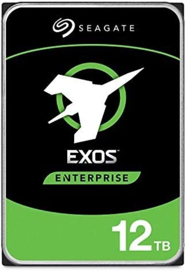 Seagate Exos X18 12TB Internal Hard Drive 7200RPM 3.5" SAS HDD ST12000NM004J